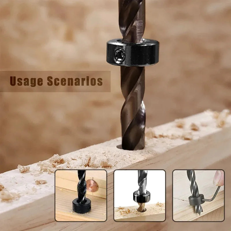 Drill Bit Depth Stop Collars