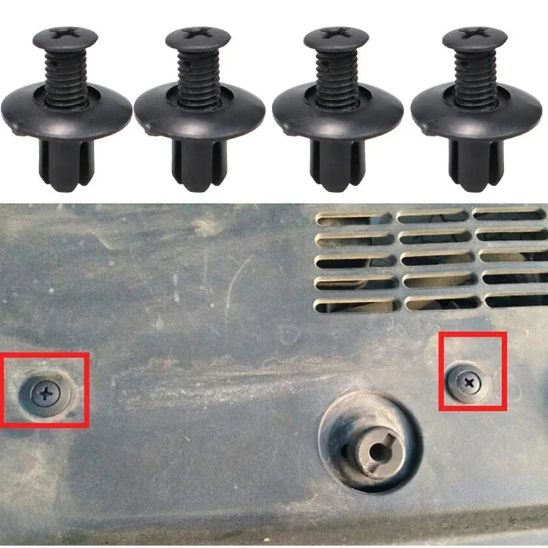 8mm Push Rivet Clips for Car Bumpers