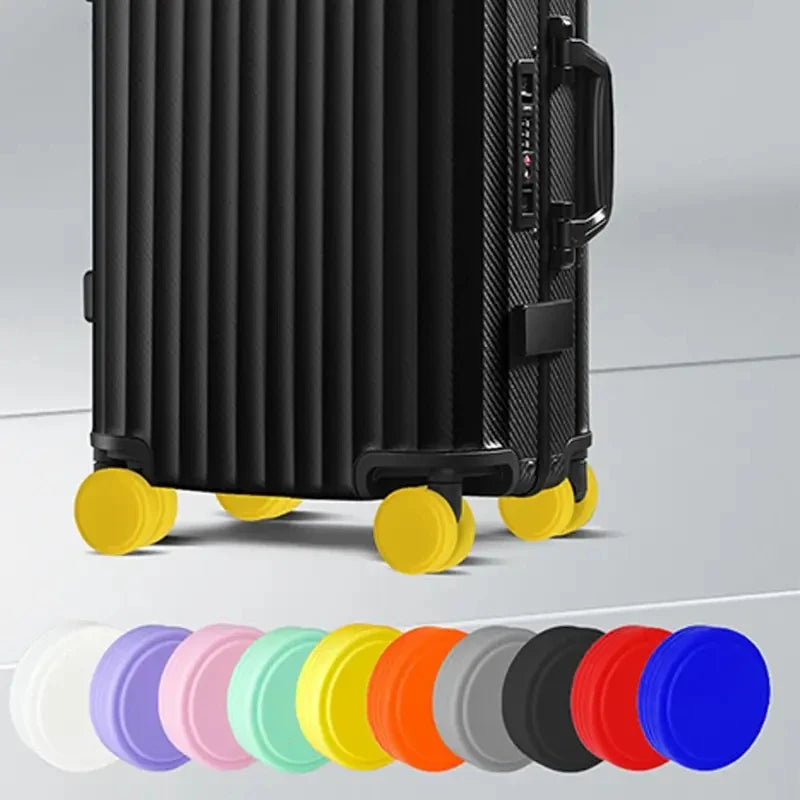 Silicone Luggage Wheel Covers (8 Pcs)