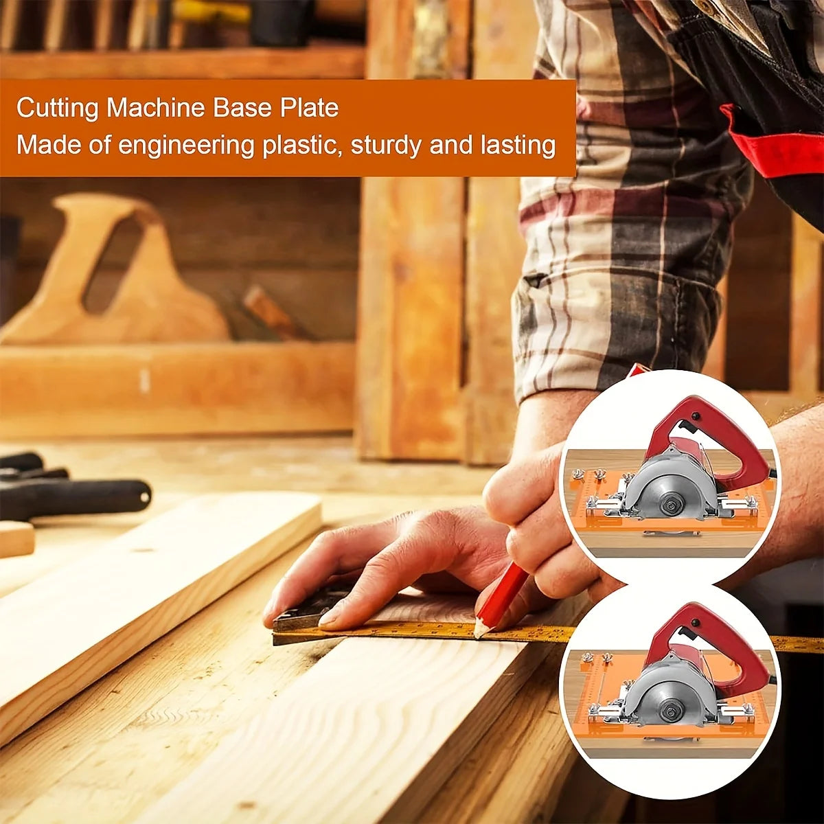 Circular Saw Base Plate Cutting Guide