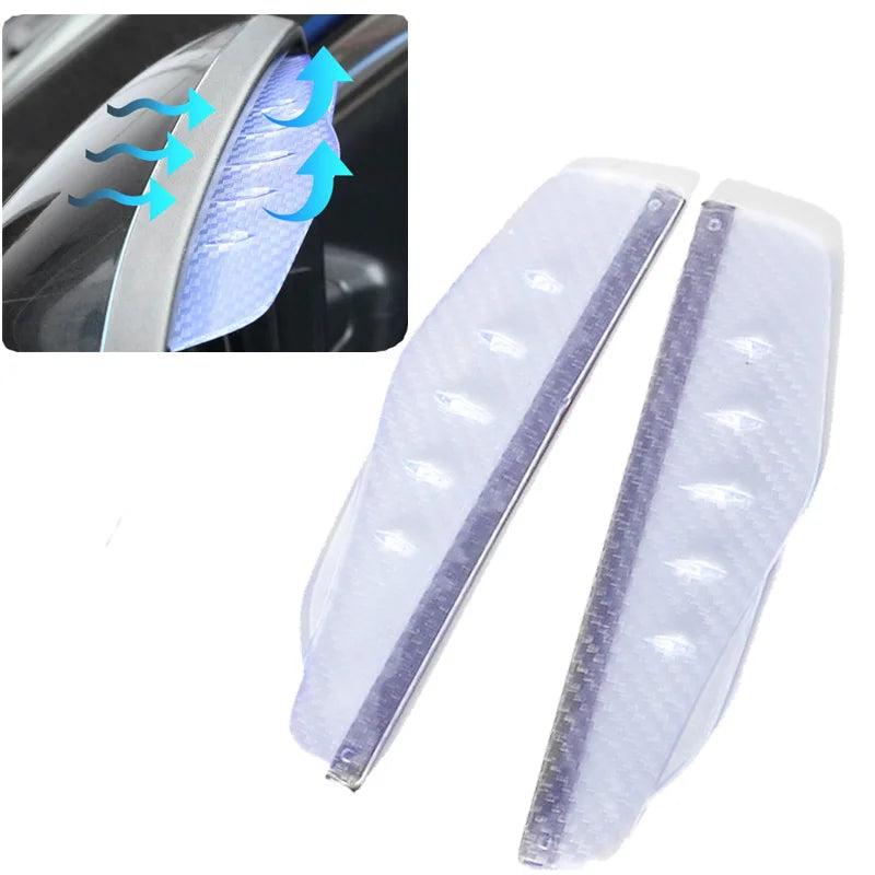 Car Side Mirror Rain Visors (2 Pcs)