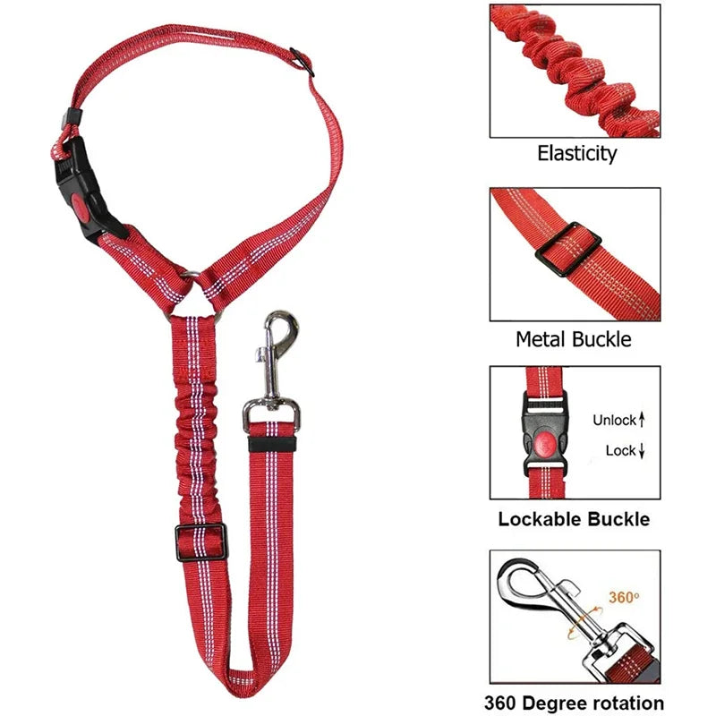 2-in-1 Pet Car Seat Belt