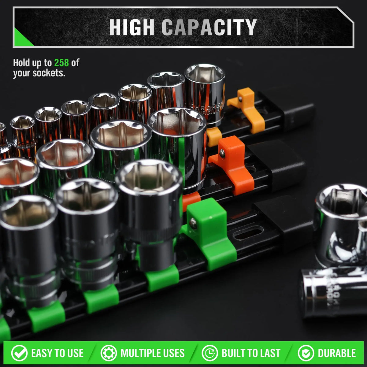 Socket Organizer Rail Set