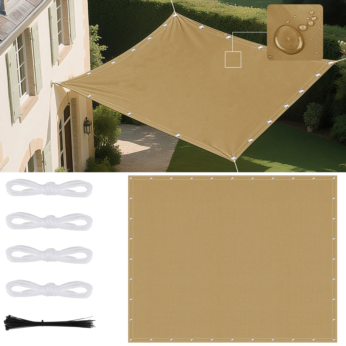 Waterproof UV Sun Shade Sail