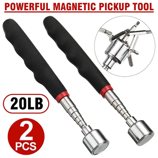 Telescopic Magnetic Pickup Tool with LED