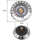 Kitchen Sink Strainer & Stopper (2 Pcs)