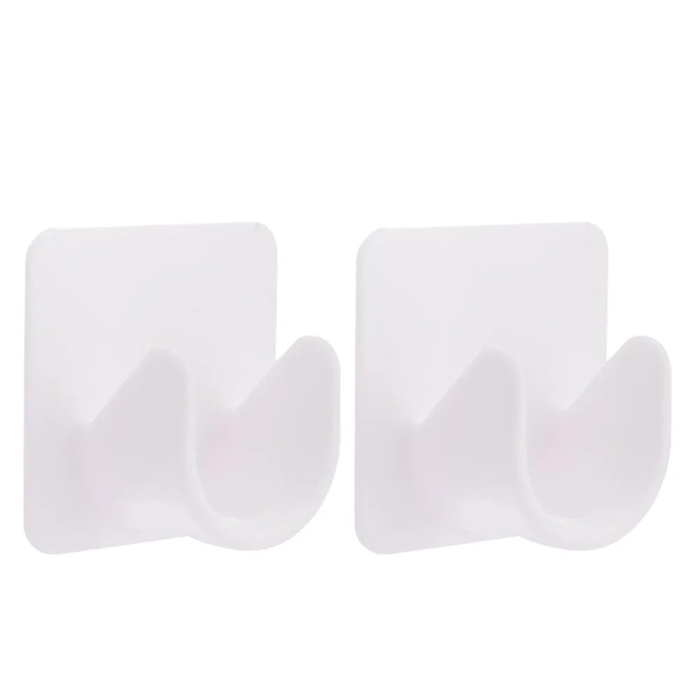 No-Drill Adhesive Curtain Rod Brackets (2 Pcs)