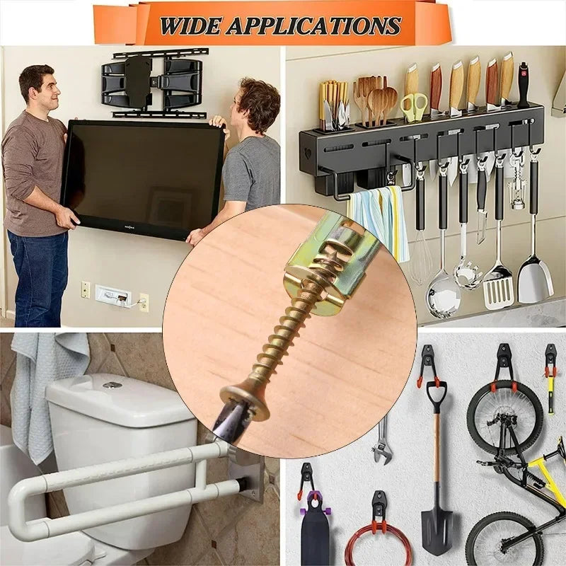 Self-Drilling Drywall Anchors with Screws