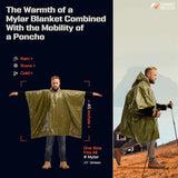 Emergency Thermal Rain Poncho