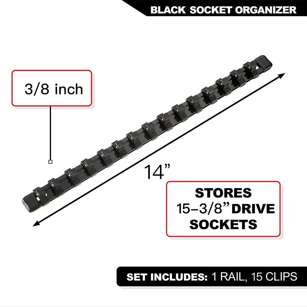 Socket Organizer Rail Set