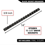 Socket Organizer Rail Set