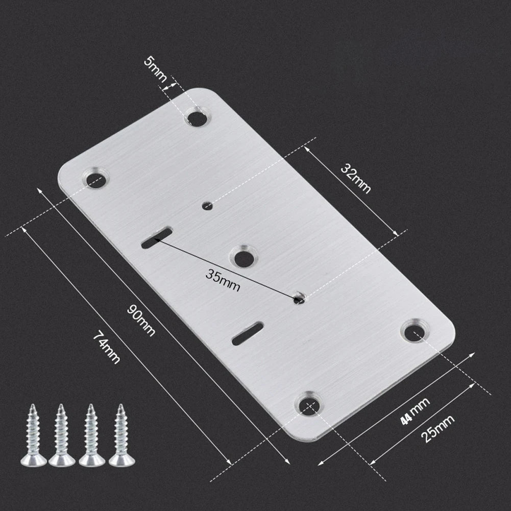Cabinet Hinge Repair Plates (10 Pcs)