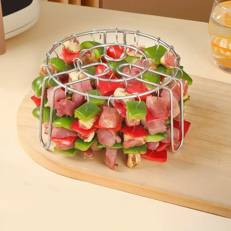 Vertical Skewer Rack for Air Fryer & Grill