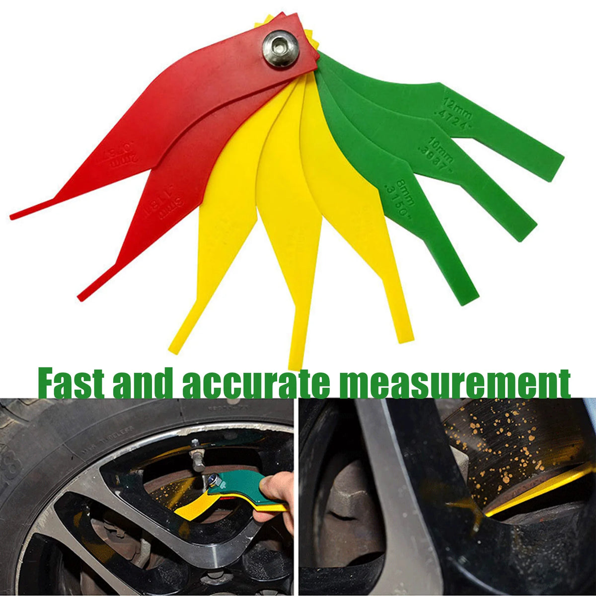 Brake Pad Thickness Gauge