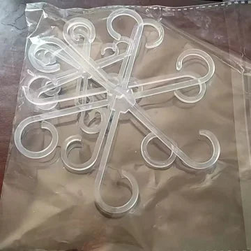 Adjustable Plant Stem Support Clips (4 Pcs)