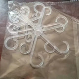 Adjustable Plant Stem Support Clips (4 Pcs)