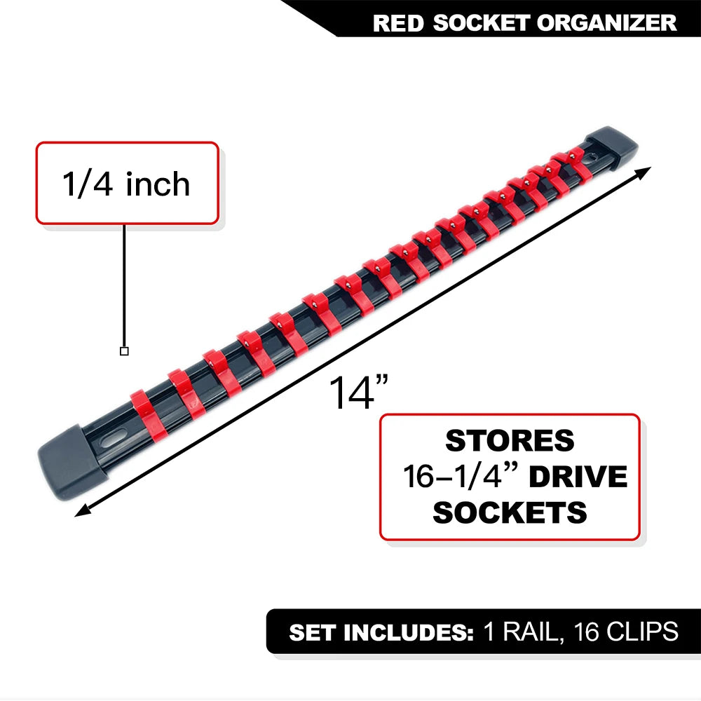 Socket Organizer Rail Set