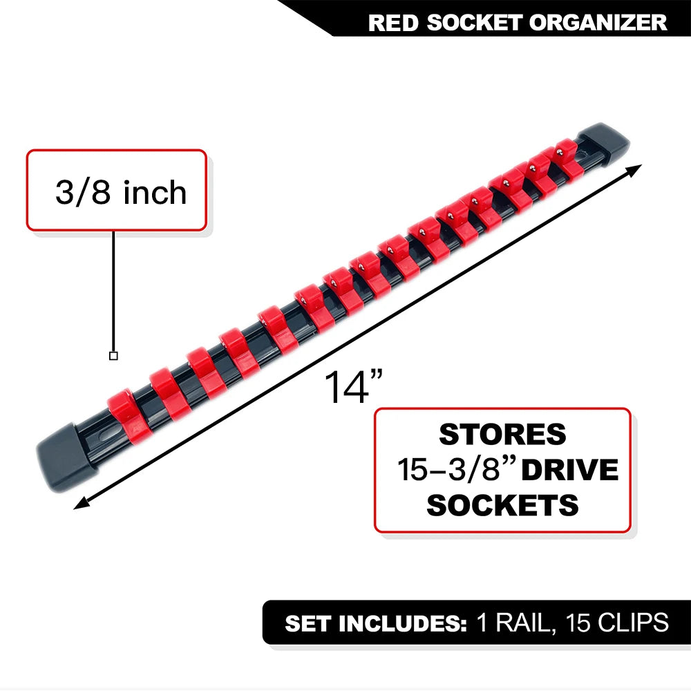 Socket Organizer Rail Set