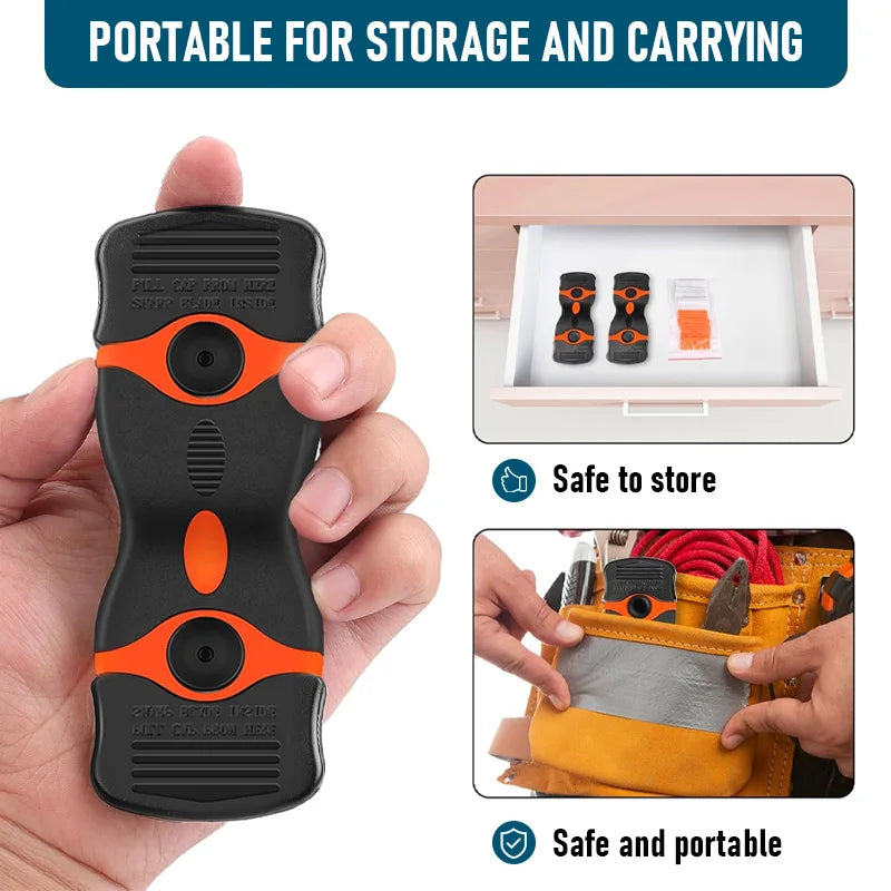 Plastic Razor Scraper with Blades