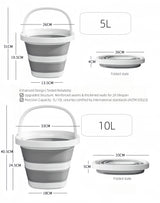 Collapsible Water Bucket with Handle