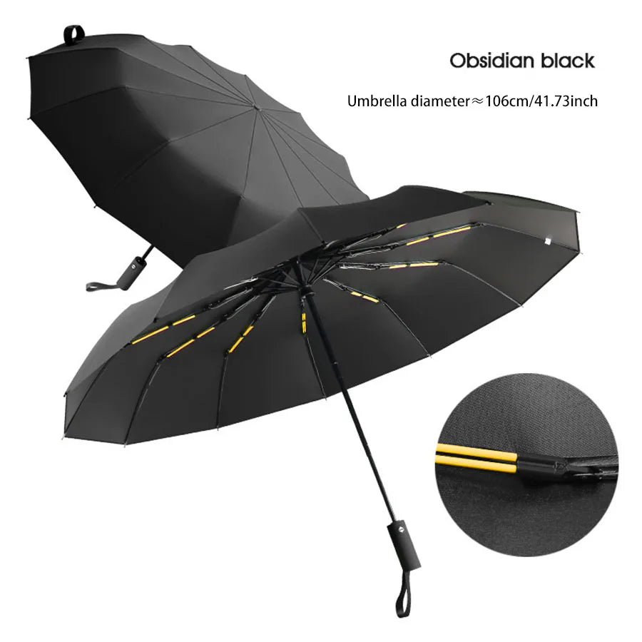 Windproof Reinforced UV Umbrella