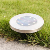 Solar In-Ground Disk Lights (4 Pcs)