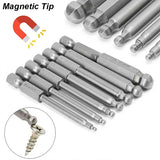 Magnetic Ball-End Hex Bit Set