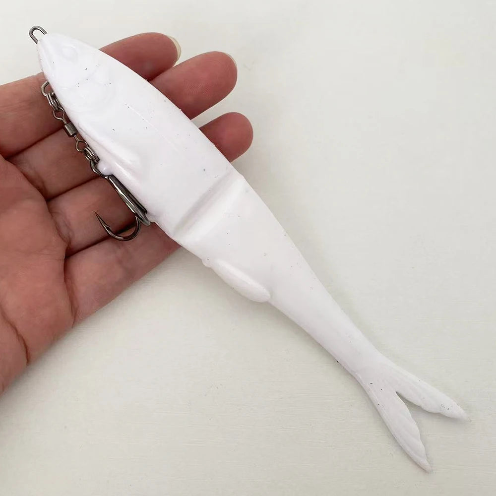 Slow-Sinking Soft Swimbait Lure