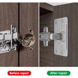 Cabinet Hinge Repair Plates (10 Pcs)