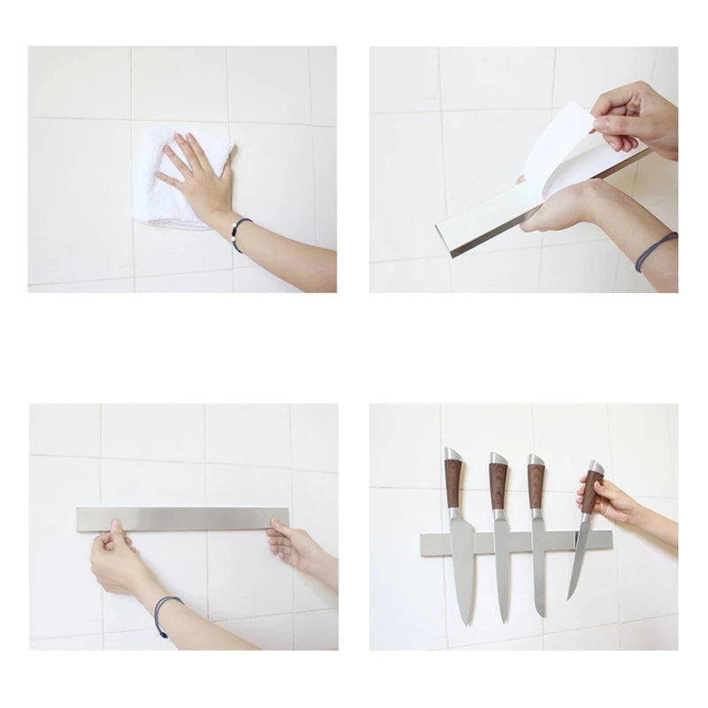 Stainless Steel Magnetic Knife Strip