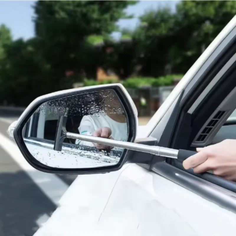 Retractable Car Side Mirror Wiper