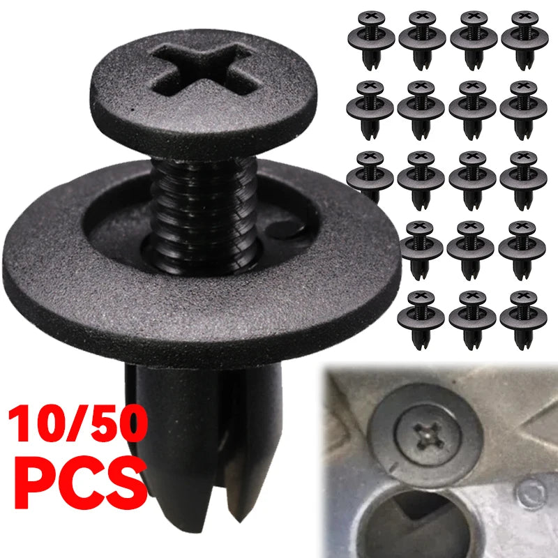 8mm Push Rivet Clips for Car Bumpers