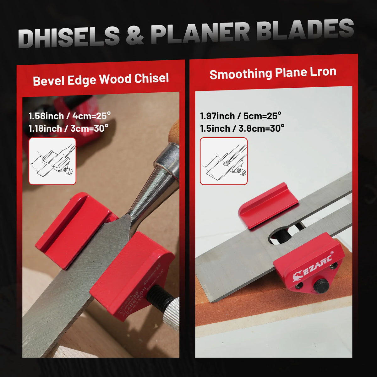 Chisel & Plane Blade Honing Guide