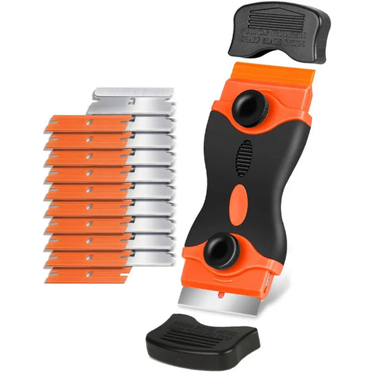 Plastic Razor Scraper with Blades