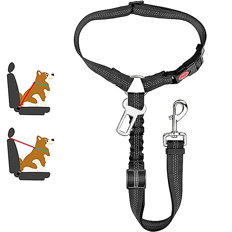 2-in-1 Pet Car Seat Belt
