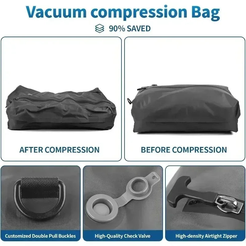 Vacuum Compression Travel Bag with Pump