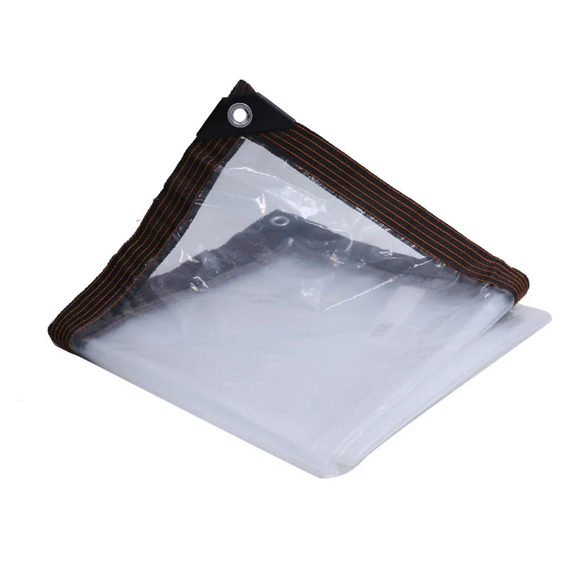 Clear Waterproof Tarp with Grommets