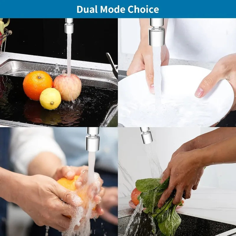 360° Swivel Splash-Proof Faucet Aerator