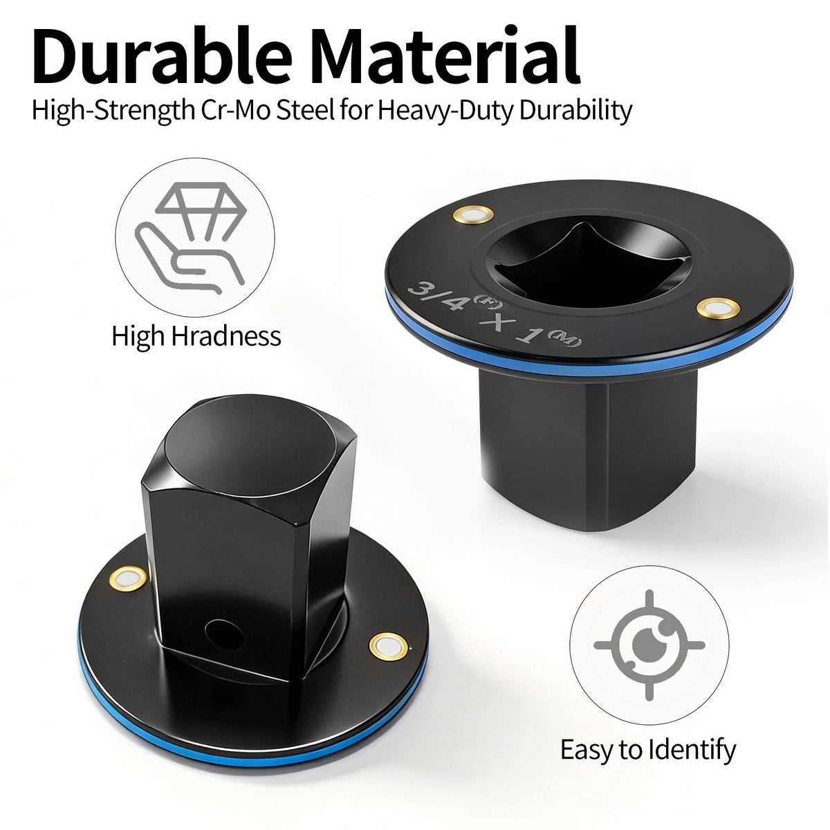 Magnetic Impact Socket Adapter Set