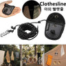 Elastic Travel Clothesline with 12 Clips