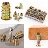 Threaded Wood Insert Nuts (100 Pcs)