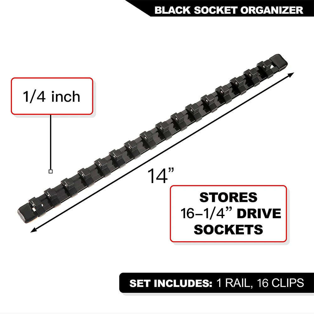 Socket Organizer Rail Set
