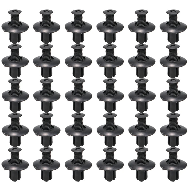 8mm Push Rivet Clips for Car Bumpers