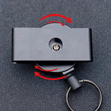 Heavy-Duty Retractable Keychain with Carabiner