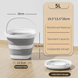 Collapsible Water Bucket with Handle