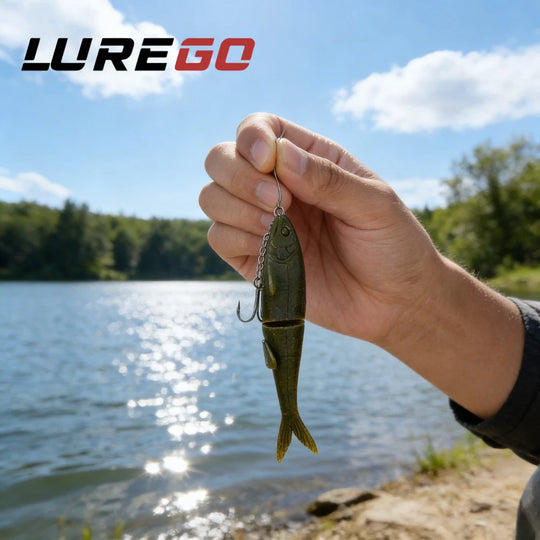 Slow-Sinking Soft Swimbait Lure