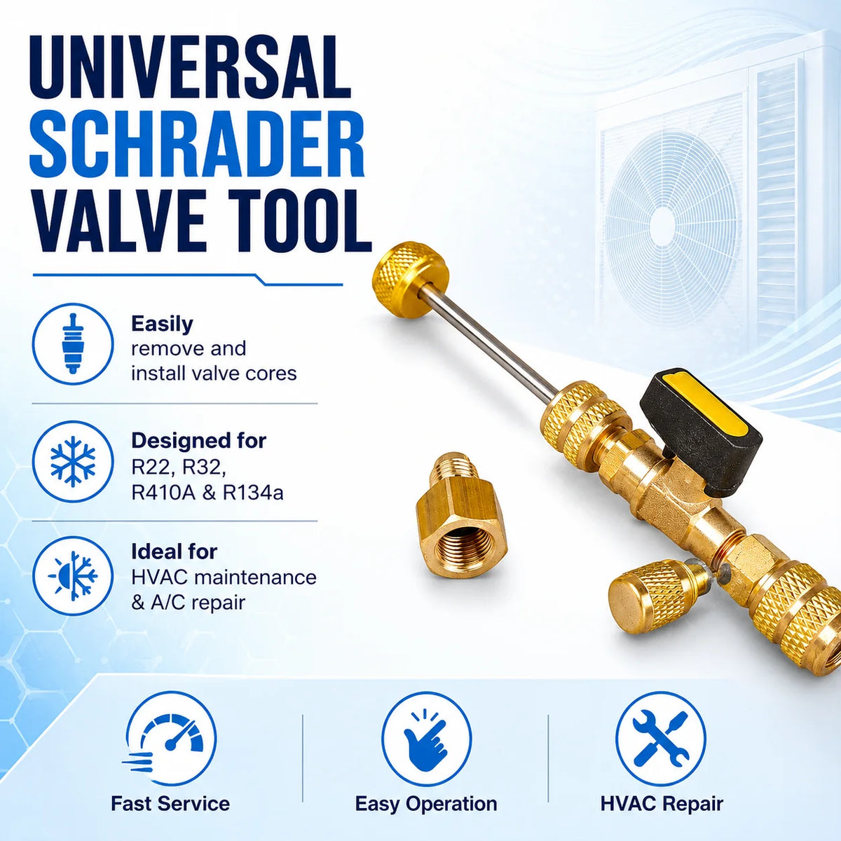 HVAC Valve Core Remover & Installer