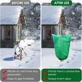 Plant Frost Protection Cover with Zipper