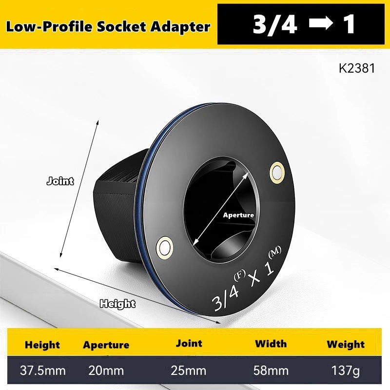 Magnetic Impact Socket Adapter Set