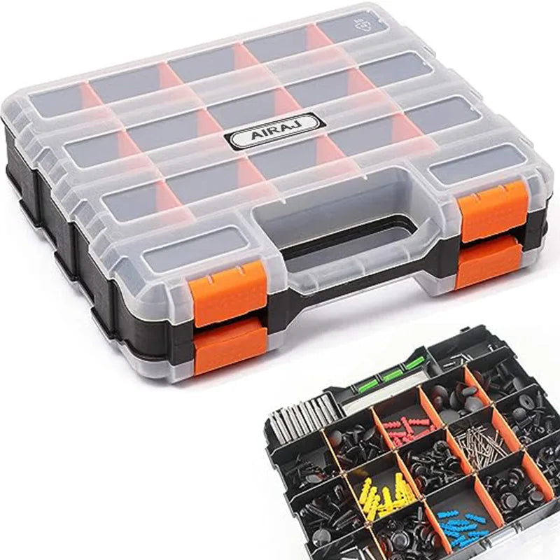 34-Compartment Parts Organizer Case